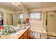 Bathroom features a separate shower and tub at 5185 E Weaver Dr, Centennial, CO 80121