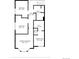Floor plan featuring bedrooms, a walk-in closet, and bathrooms on the upper level at 5185 E Weaver Dr, Centennial, CO 80121