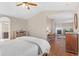 Spacious main bedroom with ensuite bath and hardwood flooring throughout the space at 129 N Irvington St, Aurora, CO 80018