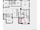 Floorplan illustrating upper level with primary suite, bedrooms, loft, laundry room, and baths, for a functional Gathering layout at 1672 Fox Trotter Pt, Castle Rock, CO 80104