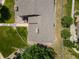 Detailed aerial view of property's roof, landscaping, and surrounding grounds, showcasing meticulous maintenance at 1140 Magic Lamp Way # 4, Monument, CO 80132