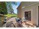 Private back patio with lounge seating and easy indoor/outdoor flow at 1140 Magic Lamp Way # 4, Monument, CO 80132