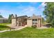Beautiful exterior showcasing landscaping and architecture of the building, highlighting curb appeal and outdoor space at 1140 Magic Lamp Way # 4, Monument, CO 80132