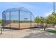 Baseball field showcasing the backstop, providing a safe and enclosed area for baseball with netting and greenery at 882 Eldorado Dr, Superior, CO 80027