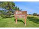 The Town of Superior Community Park sign is surrounded by lush greenery, offering a welcoming entrance to recreational space at 882 Eldorado Dr, Superior, CO 80027