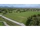Scenic aerial view of the driving range near Superior community at 882 Eldorado Dr, Superior, CO 80027