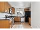 Well-equipped kitchen with updated stainless appliances and solid countertops at 8460 Decatur St # 138, Westminster, CO 80031