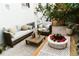 Charming backyard features a delightful outdoor lounge area, perfect for enjoying moments at 4212 Lowell Blvd, Denver, CO 80211