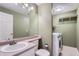 Bathroom features a modern washer and dryer for your convenience at 5130 S Wenatchee St, Aurora, CO 80015