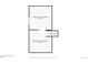 Floor plan of an unfinished basement, including stairs at 5130 S Wenatchee St, Aurora, CO 80015