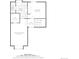 Detailed floor plan showing the primary bedroom, bathroom and additional bedroom on the second floor at 1080 S Yampa St, Aurora, CO 80017
