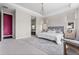 Spacious main bedroom with elegant decor and ensuite bathroom at 14303 Glenayre Cir, Parker, CO 80134