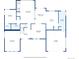 Floor plan featuring the living room, kitchen, dining area, Gathering room, bedrooms, and garage at 6213 S Lima Way, Englewood, CO 80111