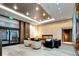 Inviting lounge with a fireplace, ample seating, and modern design creates a welcoming community space at 1133 14Th St # 4150, Denver, CO 80202