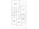 Second story floor plan with owner's suite, two bedrooms, two baths, laundry room and loft space at 6741 Arbor E Blvd, Thornton, CO 80602