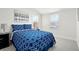 Inviting bedroom featuring bright windows and a cozy blue patterned comforter at 1023 Hooker St, Denver, CO 80204