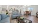 Bright and spacious living area with stylish furnishings and seamless flow into the dining space at 1023 Hooker St, Denver, CO 80204