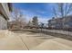 Spacious backyard featuring a concrete patio and partial fencing at 11676 Josephine Cir, Thornton, CO 80233