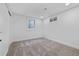 Bright basement bedroom with carpeted floors, ample natural light, and closet at 5573 S Huron St, Littleton, CO 80120