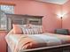 Close-up of a main bedroom showcasing a luxurious bed with decorative pillows and elegant linens at 12061 Ivy Way, Brighton, CO 80602