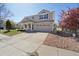 Well maintained two-story home with attached garage and landscaped front yard at 21642 E 55Th Ave, Denver, CO 80249