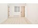 Simple bedroom with light carpet and neutral walls at 3433 Lawrence St # 1, Denver, CO 80205