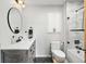Modern bathroom featuring new fixtures, and stylish tiling at 7221 S Brook Forest Rd, Evergreen, CO 80439