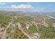 Overhead shot of homes nestled among trees, highlighting the location and community layout in a serene environment at 11390 Shimley Rd, Golden, CO 80403