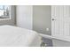 Neutral toned bedroom featuring ample closet space and a bright, airy atmosphere at 11390 Shimley Rd, Golden, CO 80403