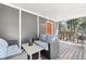 Cozy outdoor deck with comfortable seating, perfect for relaxing at 11390 Shimley Rd, Golden, CO 80403
