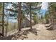 Exterior view of home on a wooded lot with natural landscaping at 11390 Shimley Rd, Golden, CO 80403