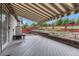 Spacious back deck with retractable awning, perfect for outdoor entertaining and relaxation at 2741 Poplar Grove Pl, Castle Rock, CO 80109