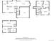 Detailed floor plan showcasing the layout of the house with dimensions for each room on 3 floors at 12155 W 68Th Pl, Arvada, CO 80004