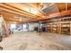 Unfinished basement area showcasing the mechanicals and open layout ready for customization at 41020 Us Highway 36, Bennett, CO 80102