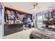 Vibrant bedroom with a combination of comfortable and interesting decor at 3508 Silverado Cir, Frederick, CO 80516