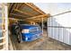 View of the carport with a blue truck parked inside it at 1930 Altura Blvd, Aurora, CO 80011