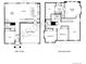 Detailed floor plan showcasing the layout of the first and second floors at 564 Red Rock Pl, Brighton, CO 80601