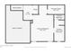 Floor plan depicting the layout of the home's upper floor, including the location of rooms and other features at 3291 Cascina Cir # D, Highlands Ranch, CO 80126
