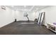 Finished basement gym with rubber floor, treadmill, workout equipment and mirrors; fitness at home! at 10 Cherry St, Denver, CO 80220