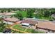 An aerial photo of a home with a fenced yard, situated near recreational areas and community facilities at 235 N 12Th Ave, Brighton, CO 80601