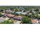 Overview of a suburban home and neighborhood with lush trees; perfect for families at 235 N 12Th Ave, Brighton, CO 80601