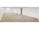 Large carpeted basement area featuring white walls and ceilings ready for flexible use at 235 N 12Th Ave, Brighton, CO 80601