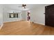 Spacious living room with hardwood floors and a large mirror at 2692 S Pennsylvania St, Denver, CO 80210
