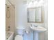 Standard bathroom features a shower over tub and updated vanity at 2215 Calais Dr # G, Longmont, CO 80504