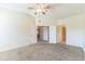 Spacious main bedroom with vaulted ceiling, walk-in closet, and ensuite bathroom at 2215 Calais Dr # G, Longmont, CO 80504