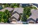 Aerial view of the property highlighting its setting at 11300 Night Heron Dr, Parker, CO 80134