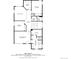 Floor plan showcasing the second floor featuring a primary bedroom, bedrooms, bathrooms and laundry at 11300 Night Heron Dr, Parker, CO 80134