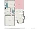 Detailed floor plan showing the layout of the home, including bedrooms, bathrooms, and living areas at 8281 Johnson St, Arvada, CO 80005