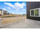 Enjoy the neighborhood view from your private patio space at 17747 Prairie Peak Trl, Parker, CO 80134