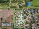 Aerial view of homes and community amenities including parks and courts at 6551 S Harlan Ct, Littleton, CO 80123